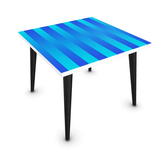 Soft Blend Blue Stripe Coffee Table