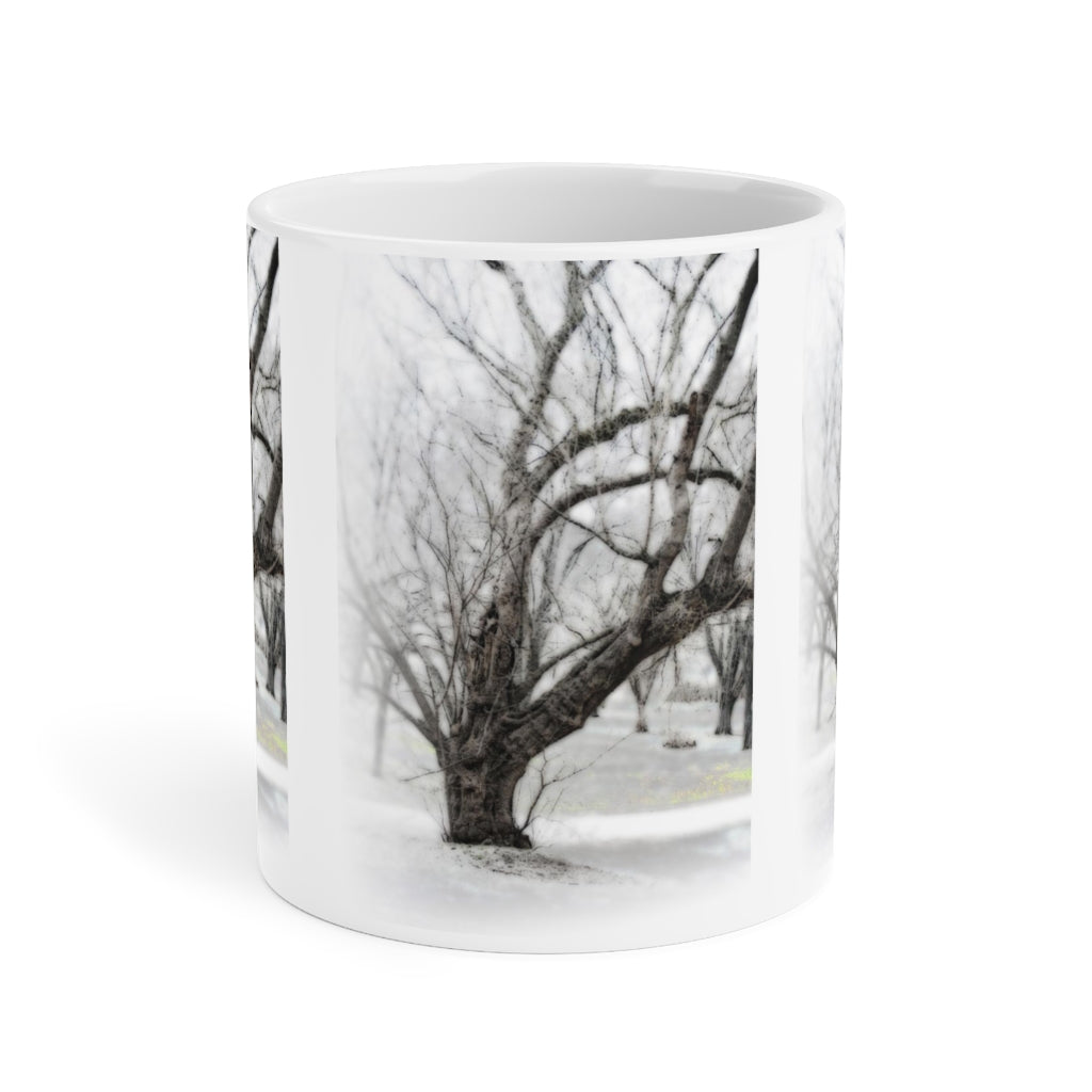 Old Tree On White Ceramic Mugs (11oz\15oz\20oz)