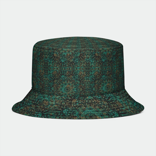 Copper Patina Pattern  Bucket Hat
