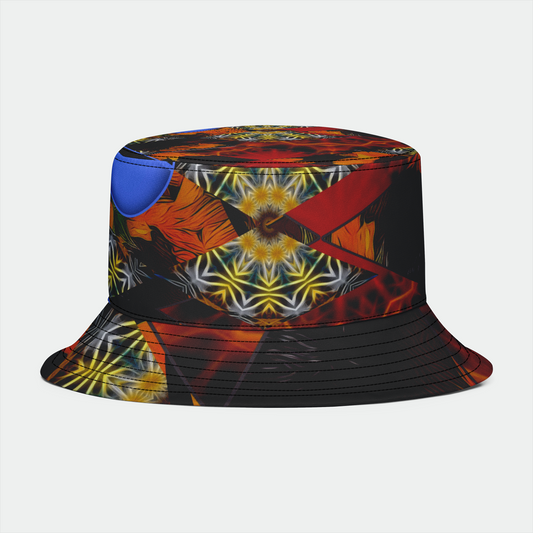 Sunflower Collage Bucket Hat