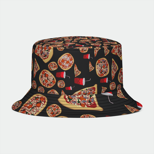 Pizza Pattern Bucket Hat