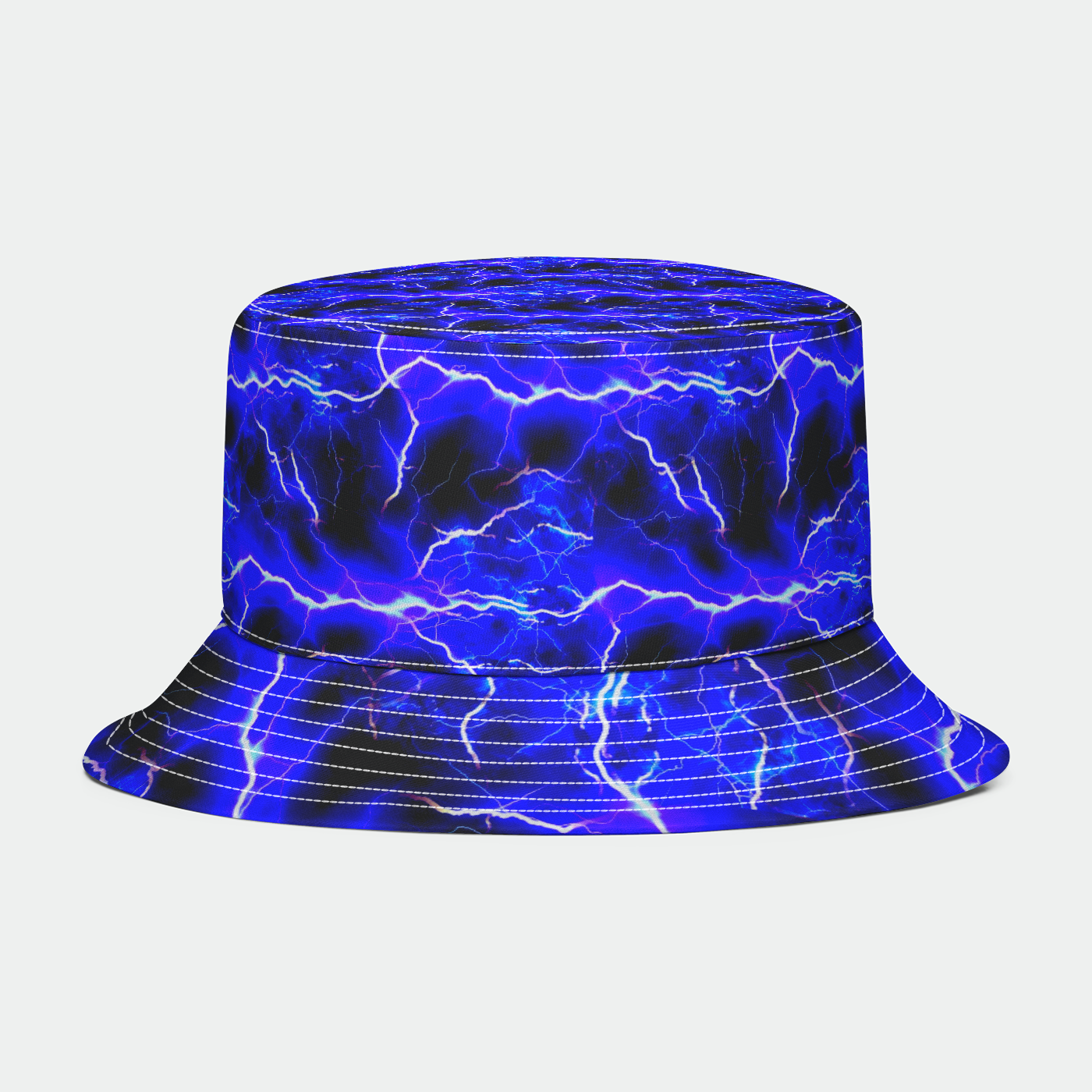 Blue Lightning Bucket Hat