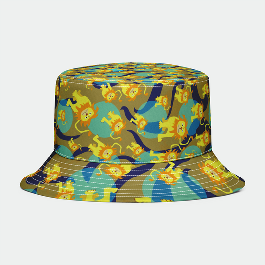 Lion Pattern Bucket Hat