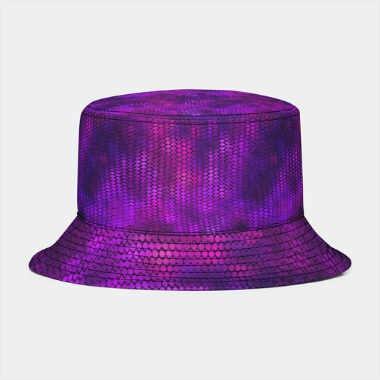 Pink Dragon Scales Bucket Hat
