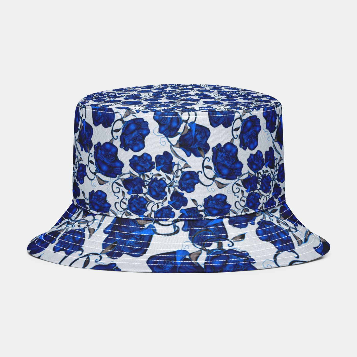 Blue Roses Bucket Hat