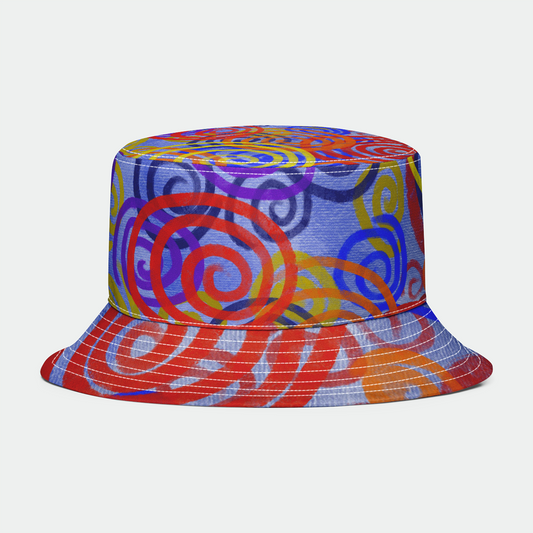 Colorful Spirals Bucket Hat