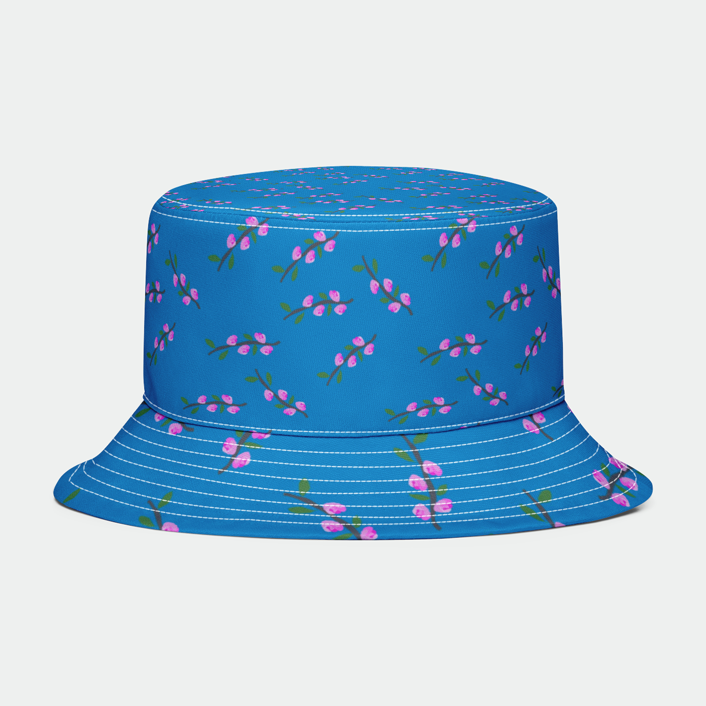 Pink flower Branch Bucket Hat