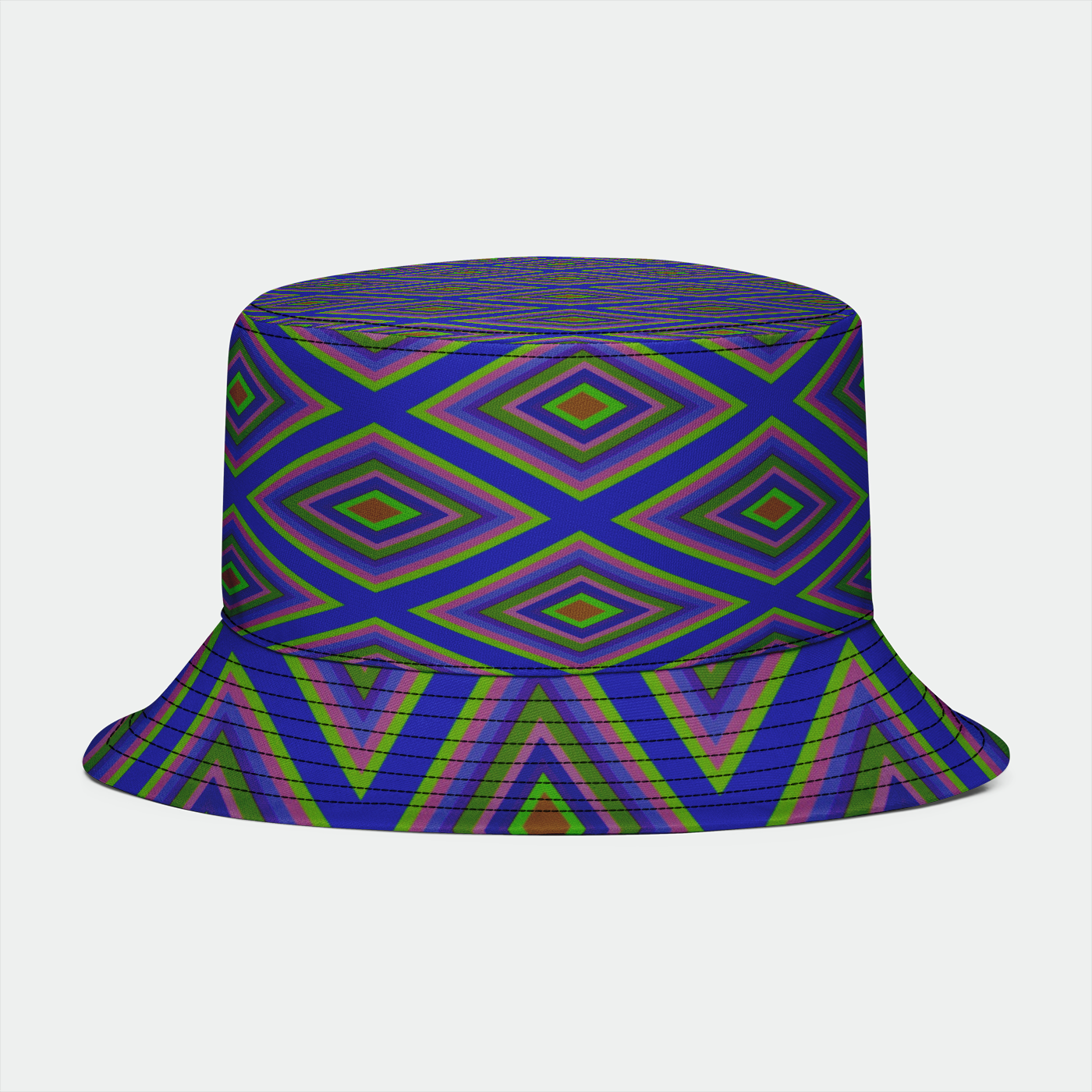 Colorful Diamonds Variation 5 Bucket Hat