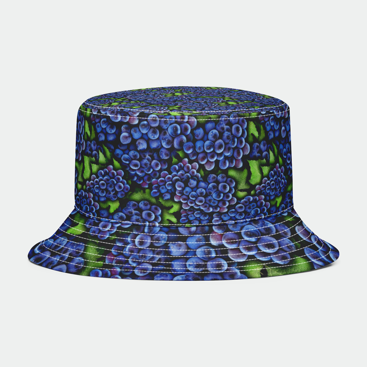 Grapes Pattern Bucket Hat