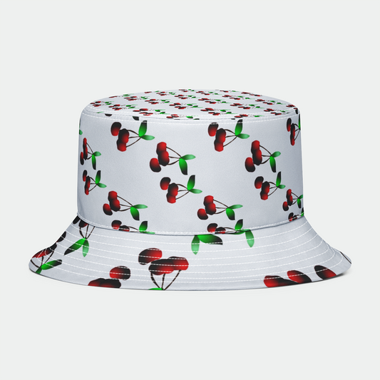 Cherries Pattern Bucket Hat