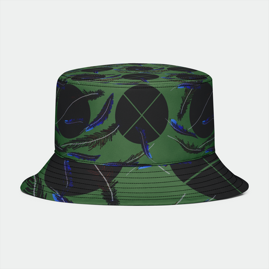 Feathers Pattern Bucket Hat