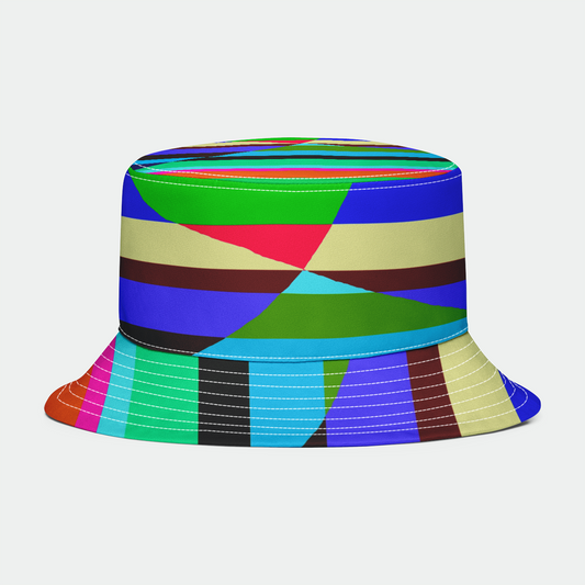 Stripes Interrupted Bucket Hat