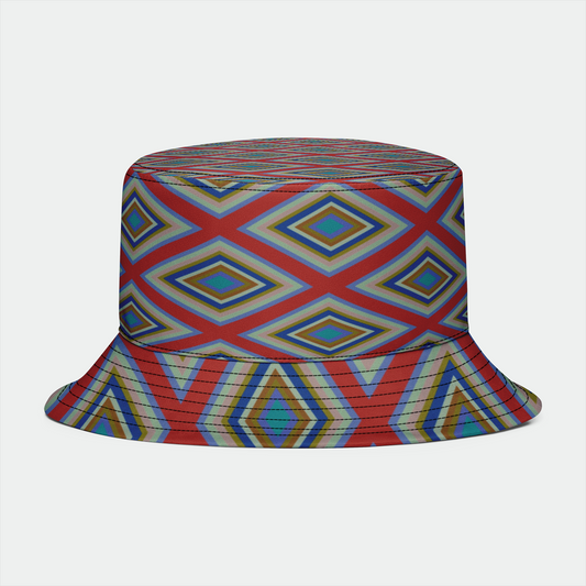 Colorful Diamonds Variation 3 Bucket Hat
