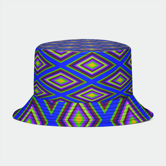 Colorful Diamonds Variation 4 Bucket Hat