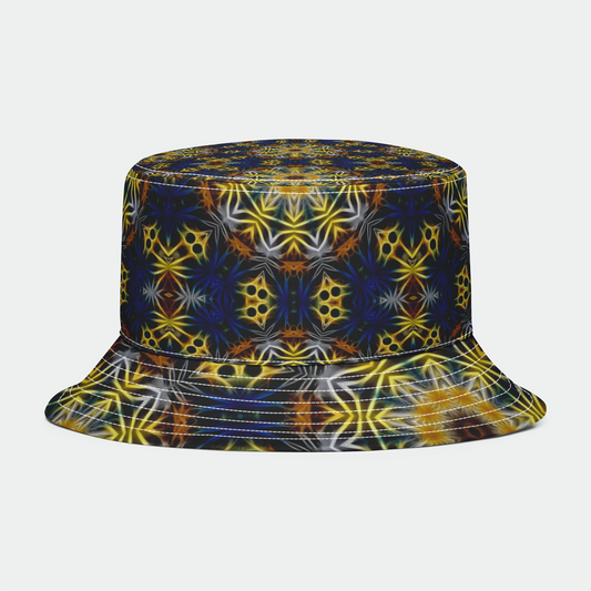 Daisies Kaleidoscope  Bucket Hat