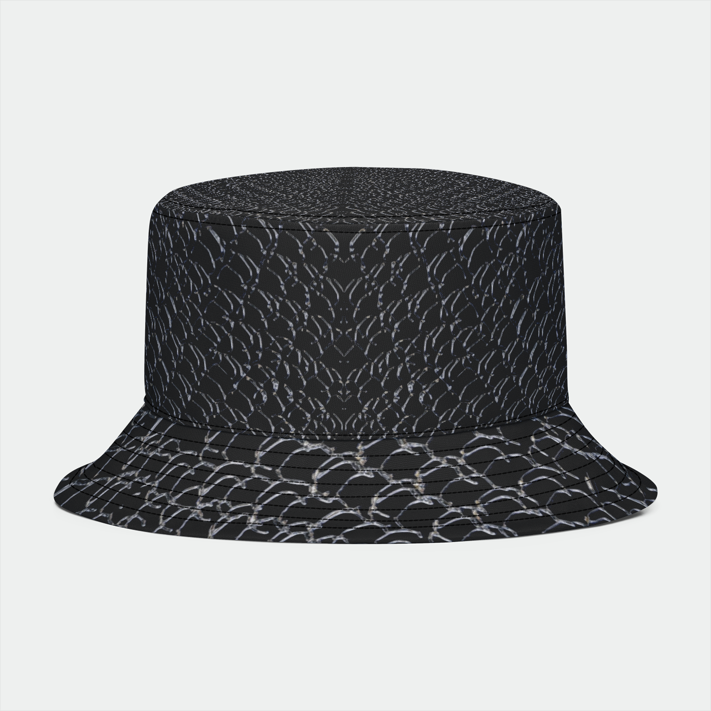 Silver Chainmaille Bucket Hat