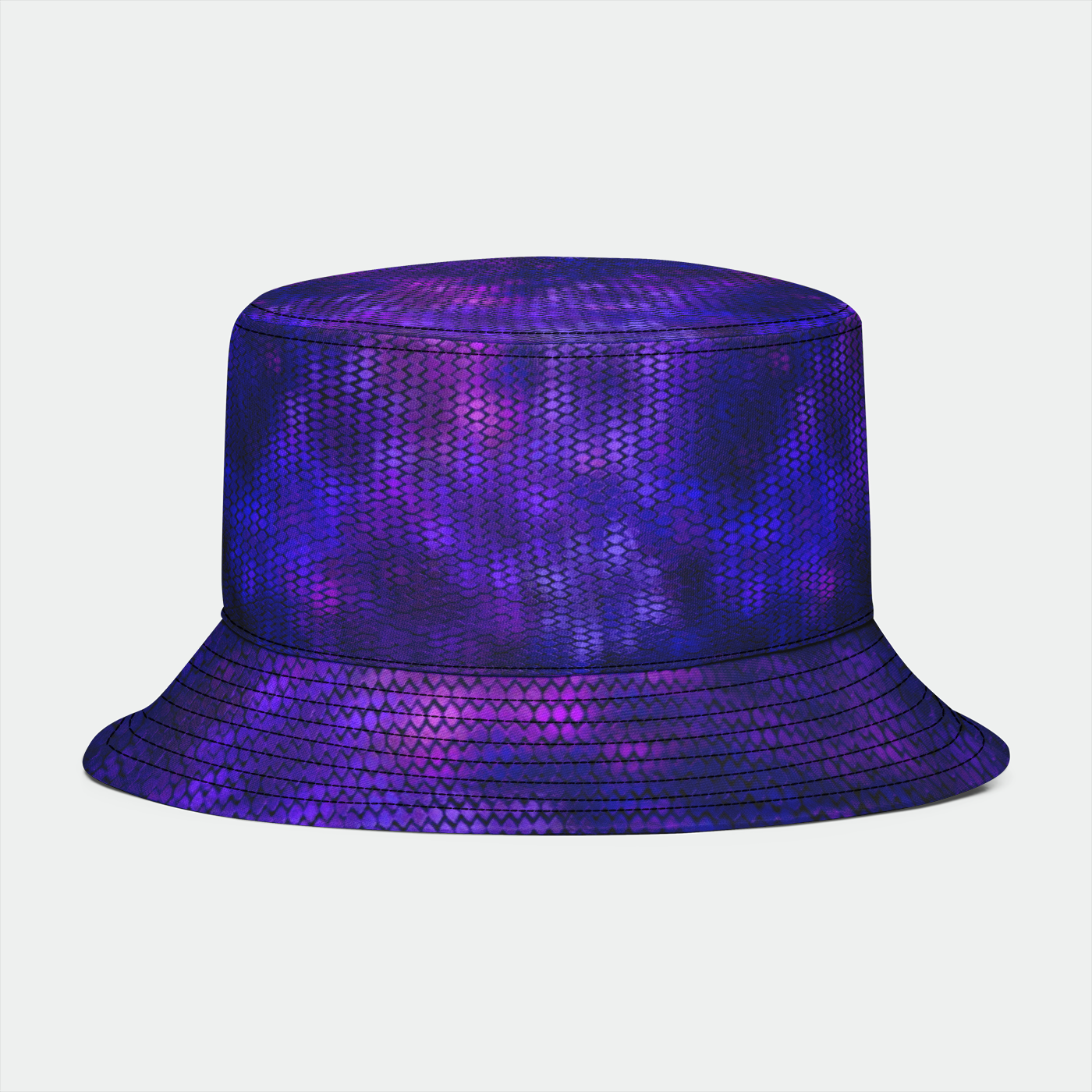 Purple Dragon Scales  Bucket Hat