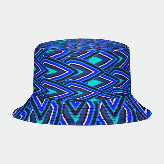 Teardrops In Blue Bucket Hat