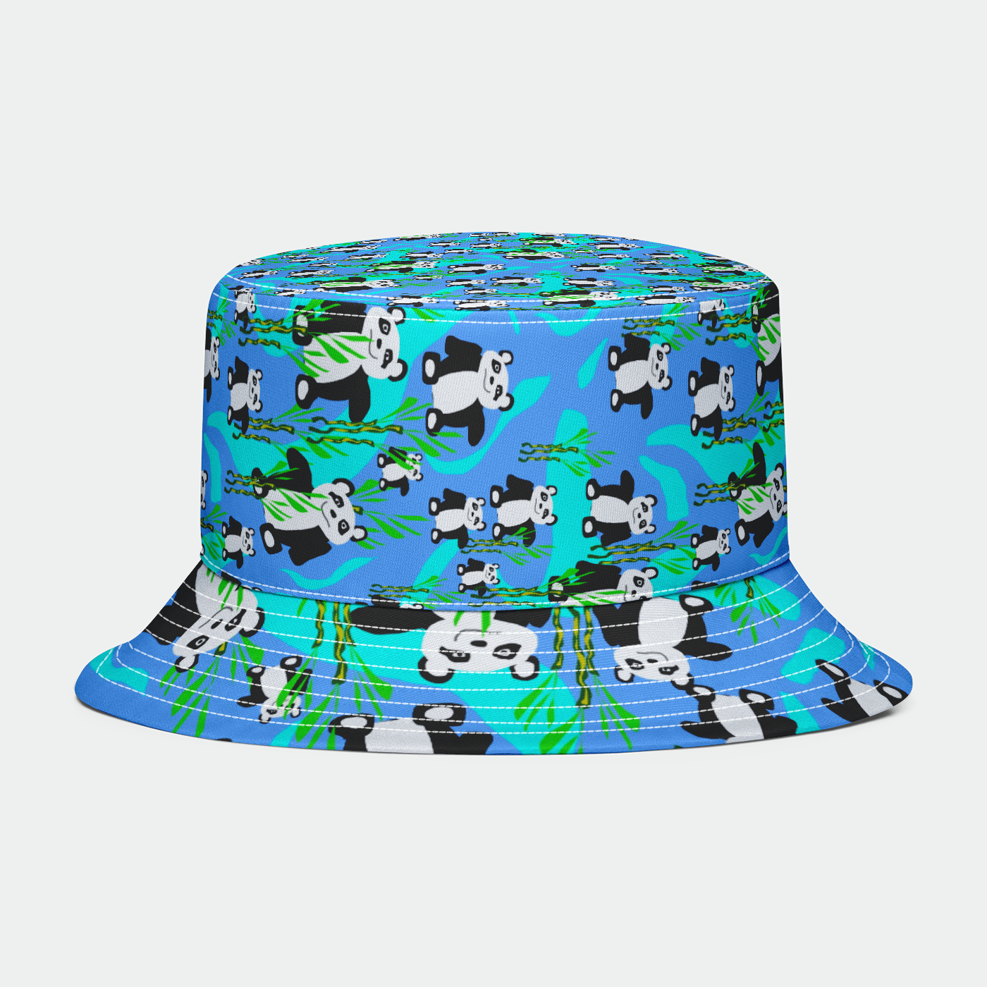 Panda Bears Pattern Bucket Hat