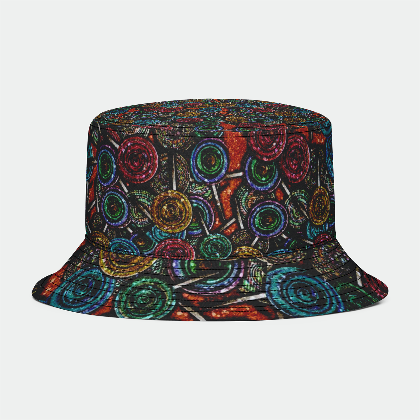 Glitter Lollipops Bucket Hat