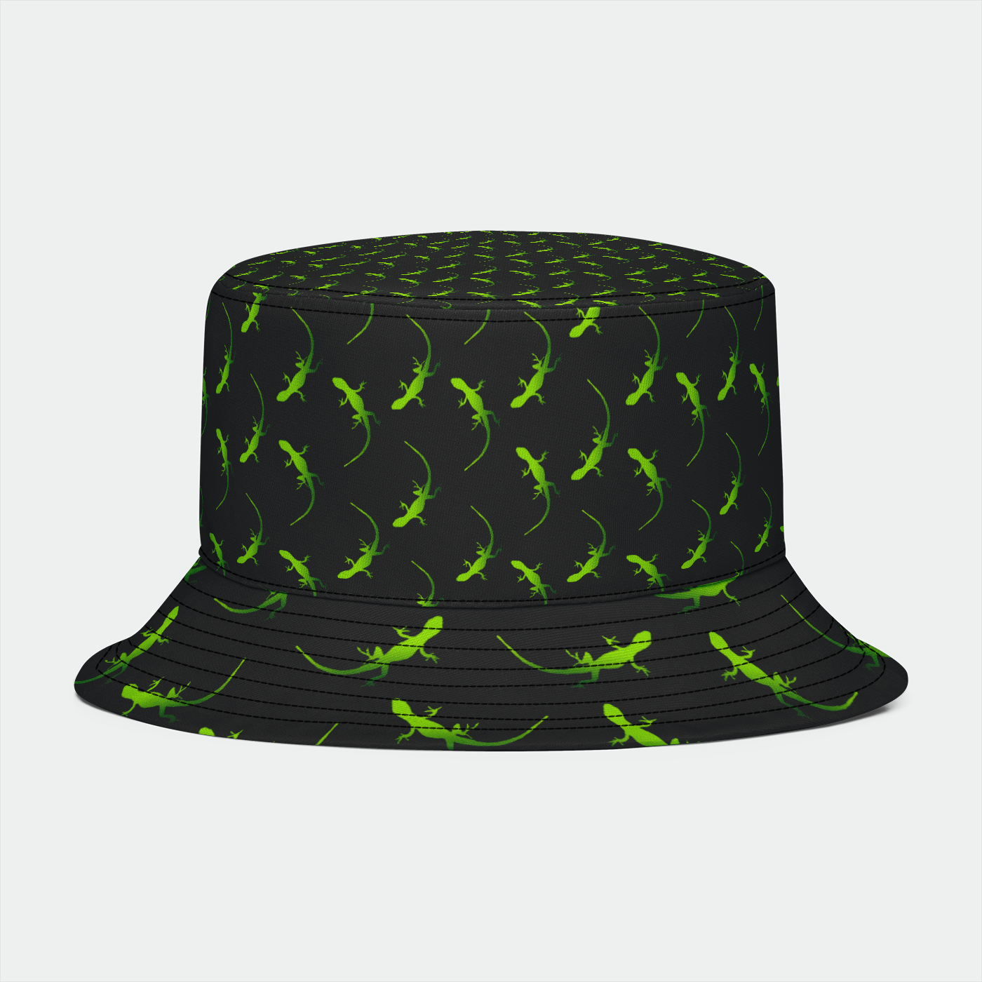 Geckos Pattern Bucket Hat