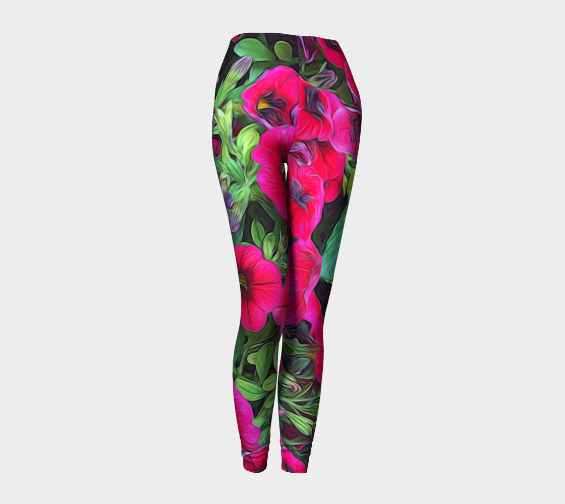 Pink Petunias Leggings