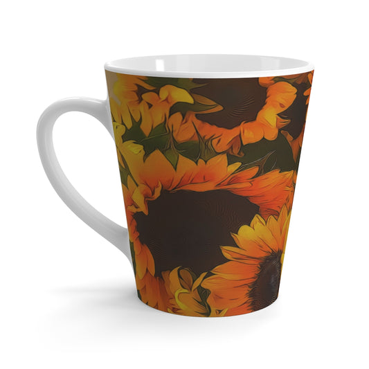 Sunflowers Latte mug