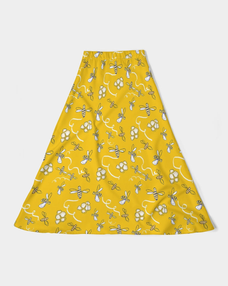 Honey B ees Women's A-Line Midi Skirt