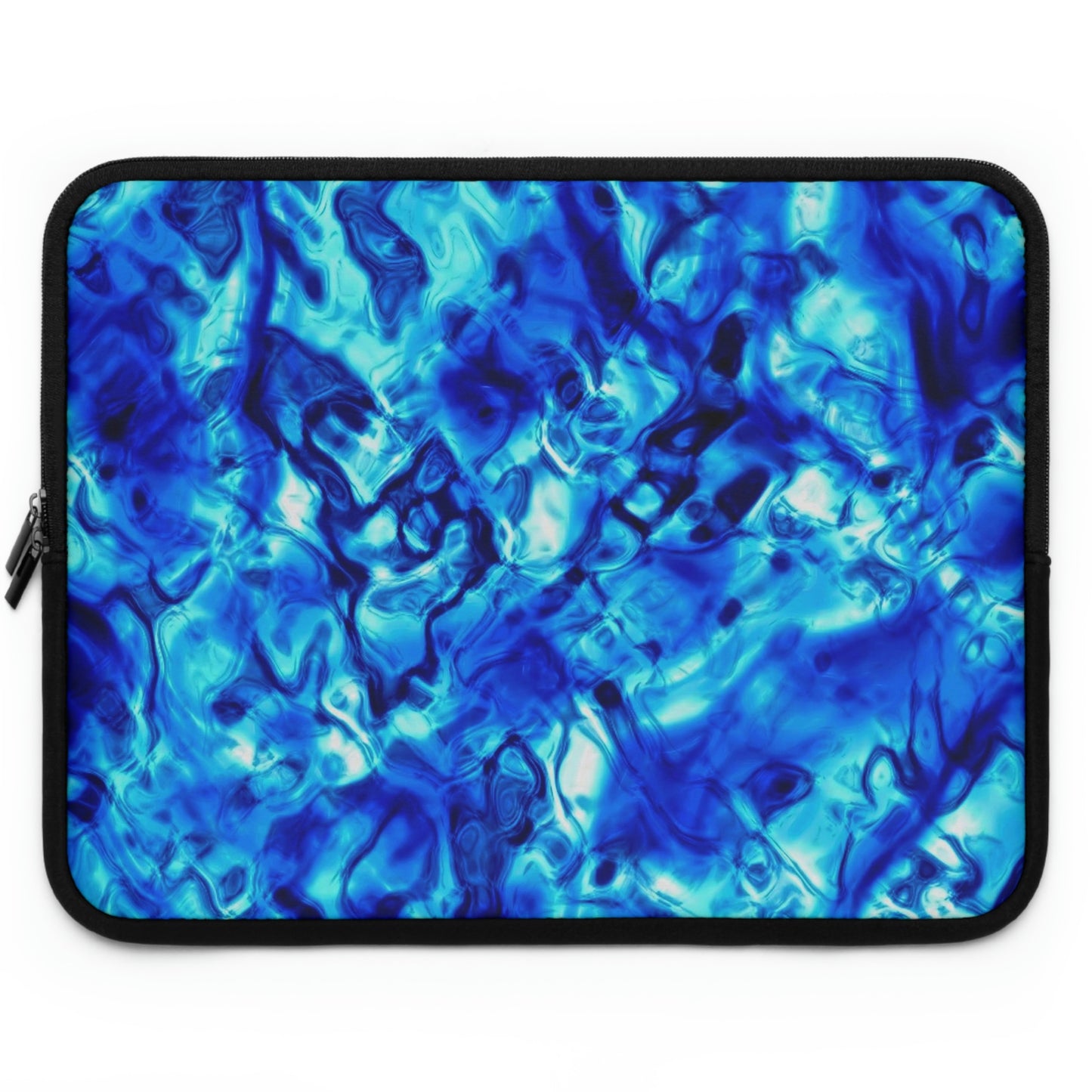 Blue Water Abstract Laptop Sleeve