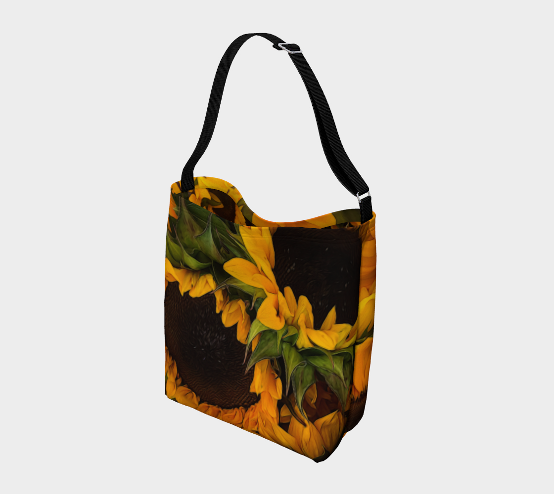 Sunflower Basket Day Tote