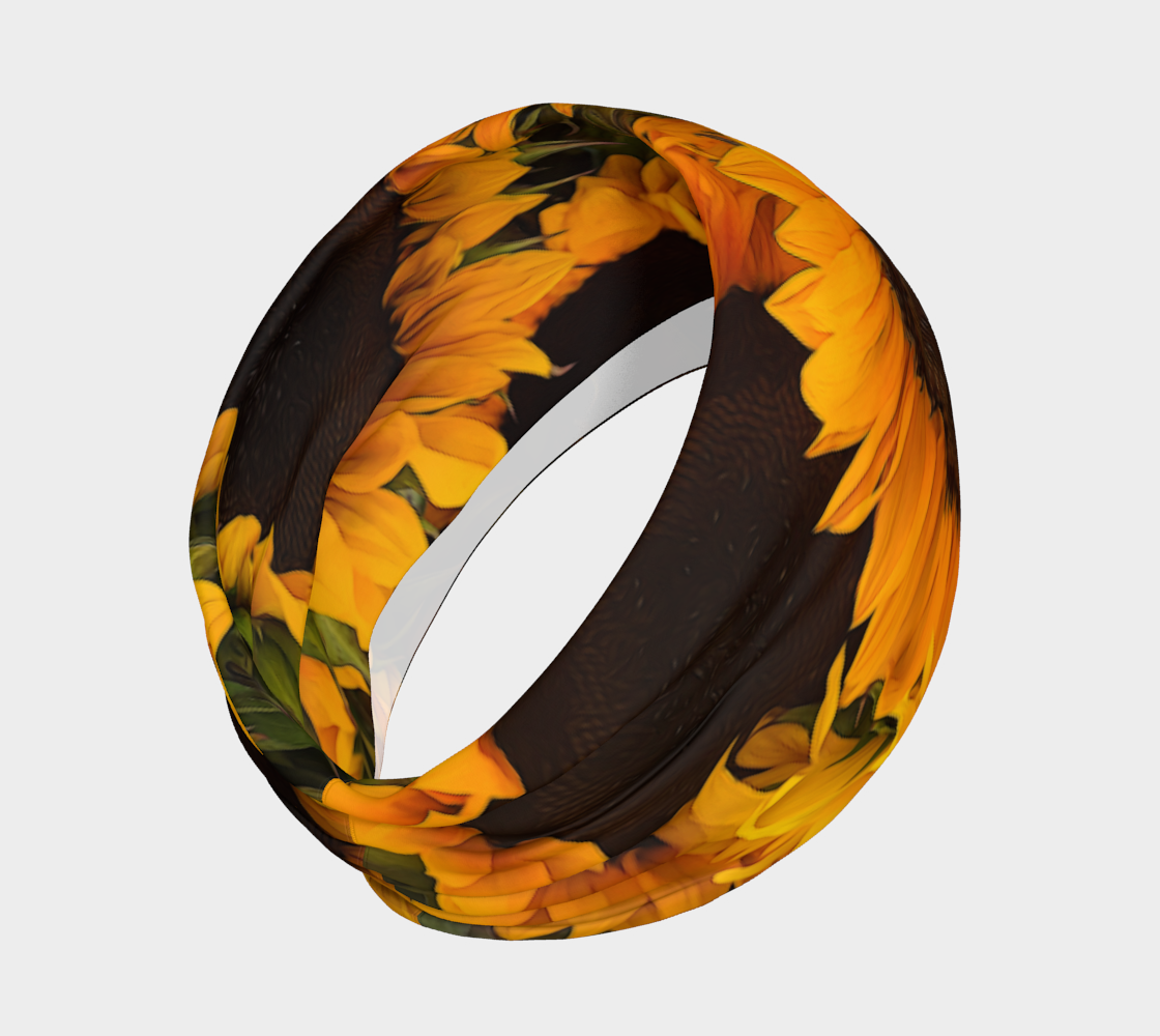 Sunflower Basket Headband
