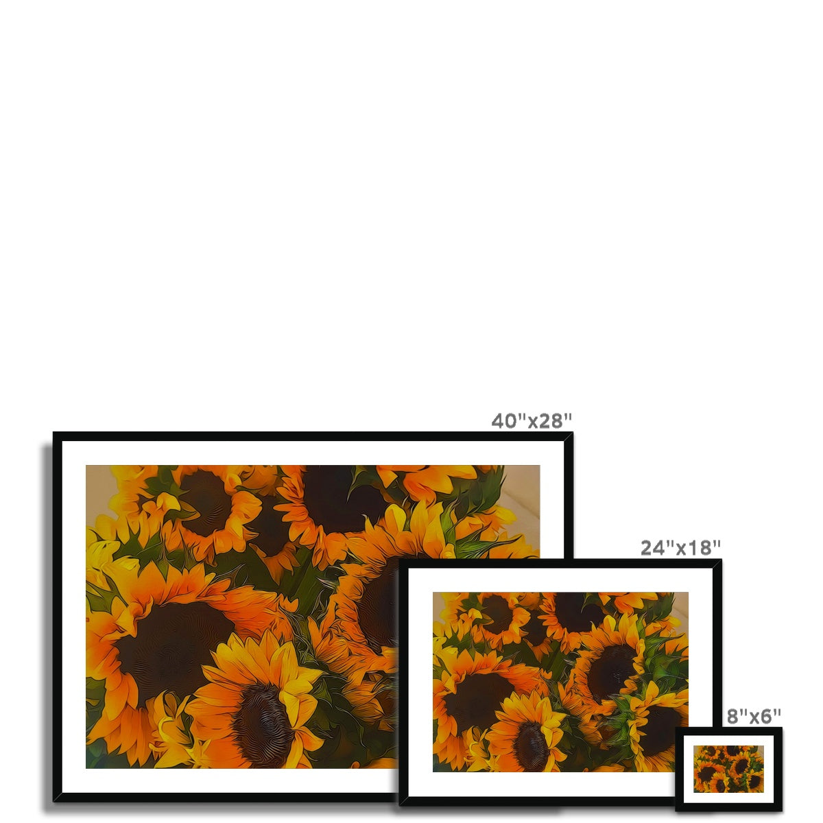 Sunflowers Framed & Mounted Print