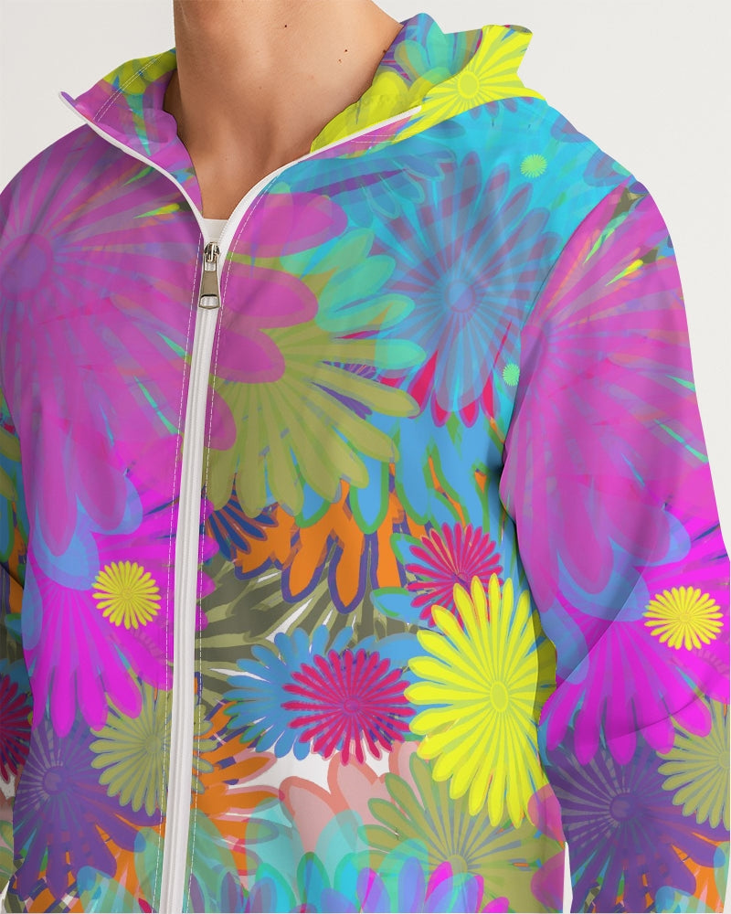 Daisy Festival Men's Windbreaker