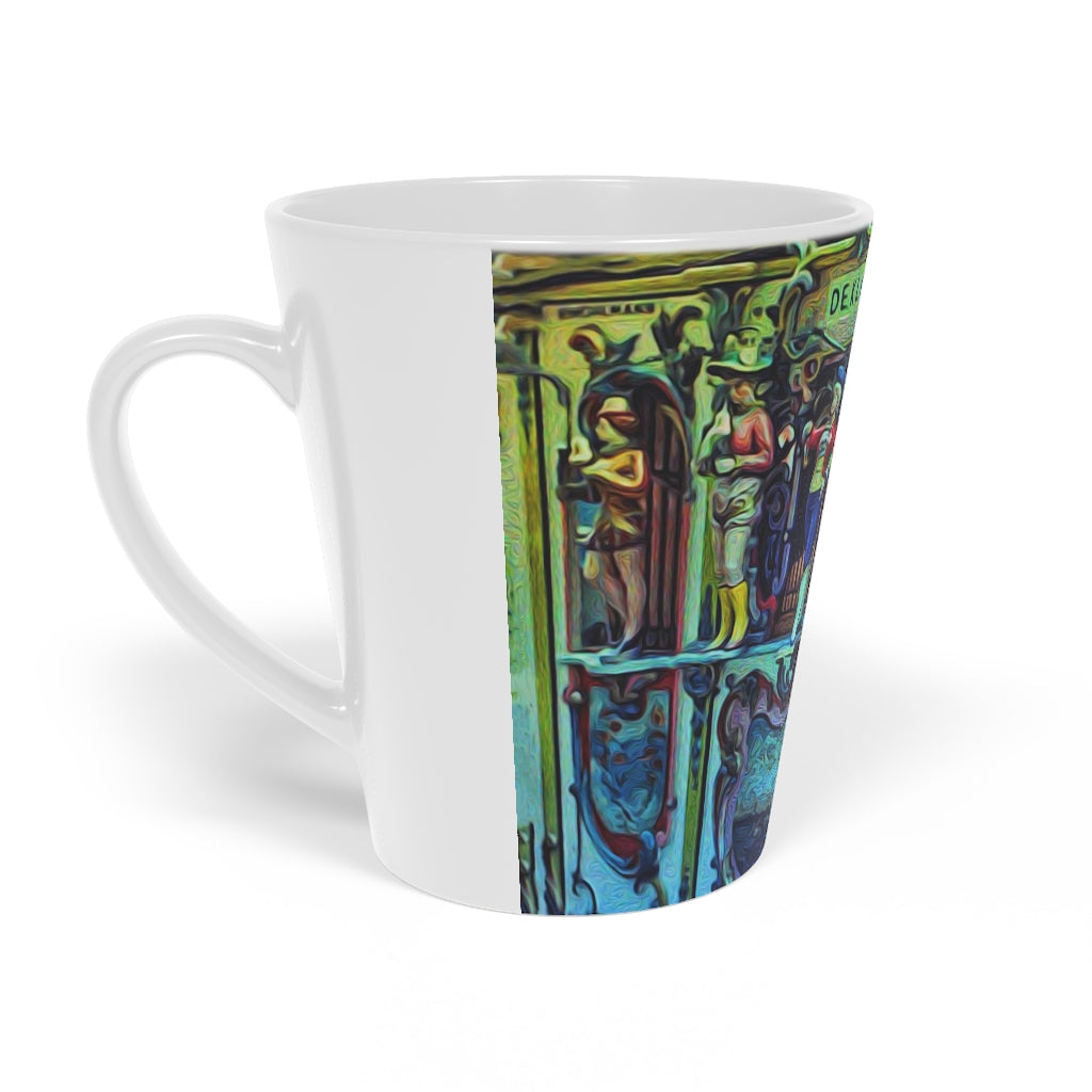 Music Cart Netherlands Latte Mug, 12oz