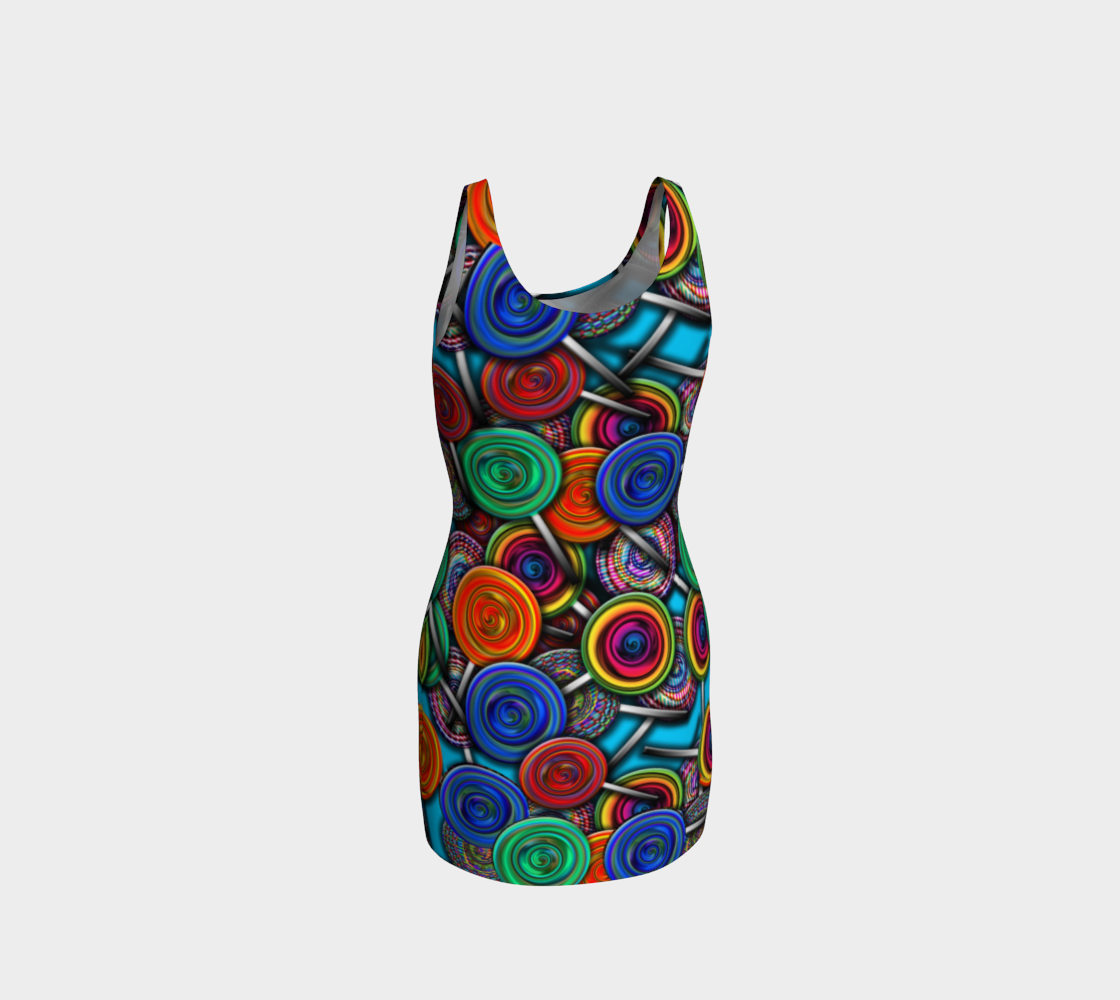 Colorful Lollipops Bodycon Dress