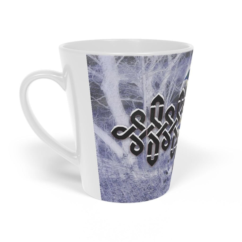 Celtic Midnight Blues Latte Mug, 12oz