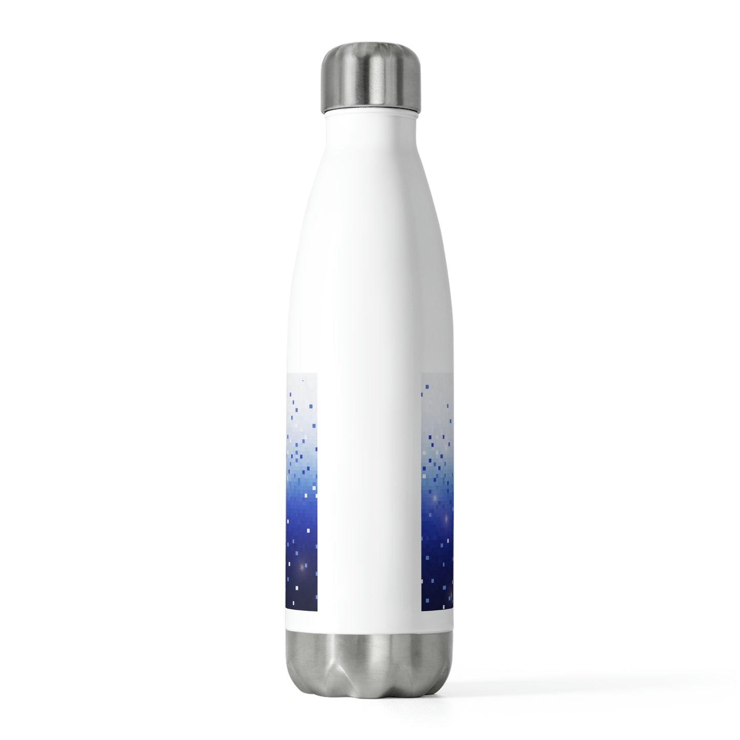 Blue Square Confetti 20oz Insulated Bottle