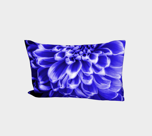 Blue Chrysanthemum Bed Pillow Sleeve