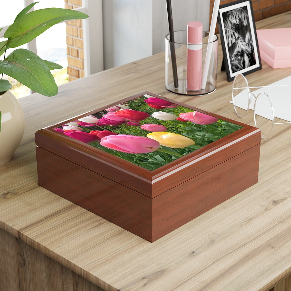 Home Chicago Tulips Jewelry Box