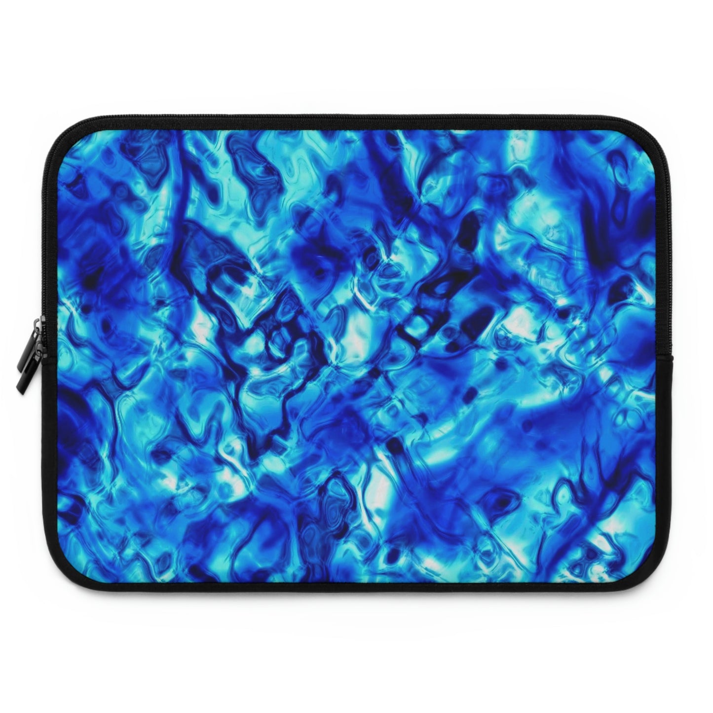 Blue Water Abstract Laptop Sleeve