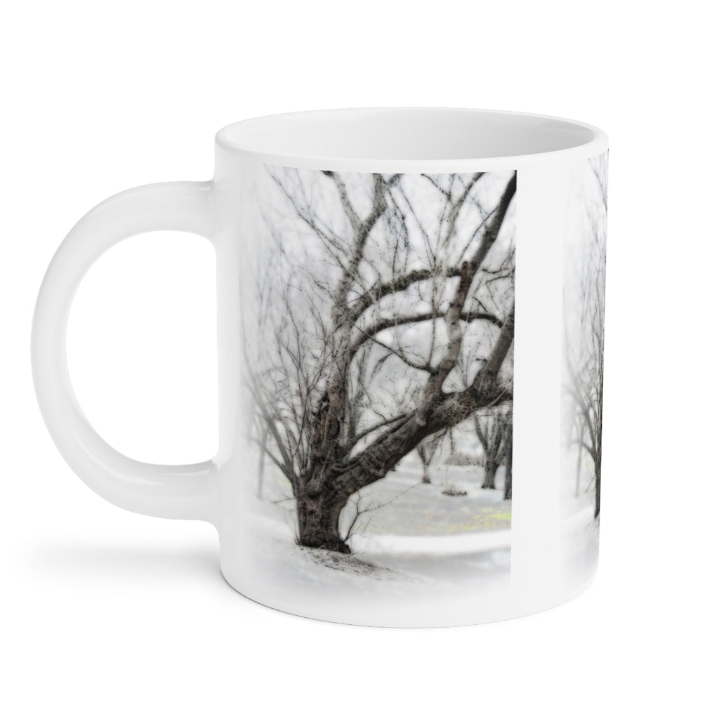 Old Tree On White Ceramic Mugs (11oz\15oz\20oz)