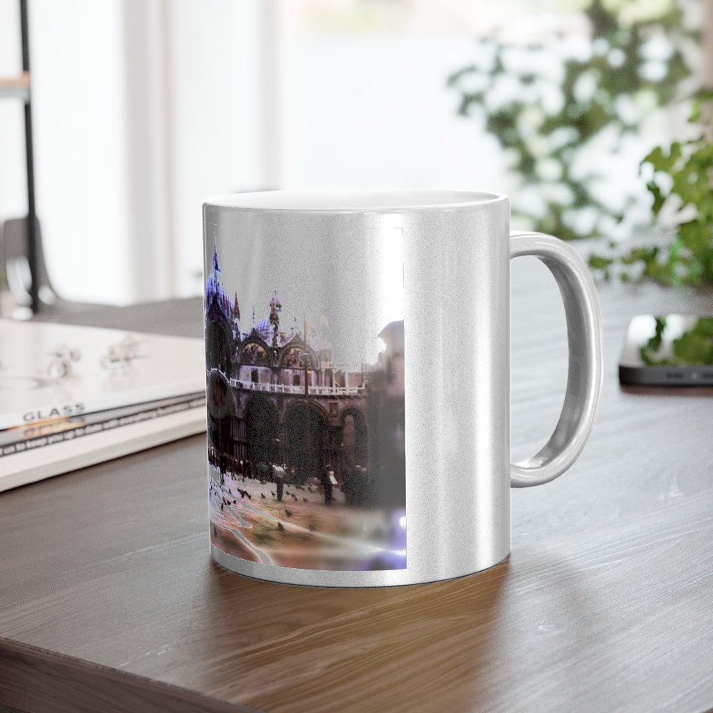 San Marco Cathedral Metallic Mug (Silver\Gold)