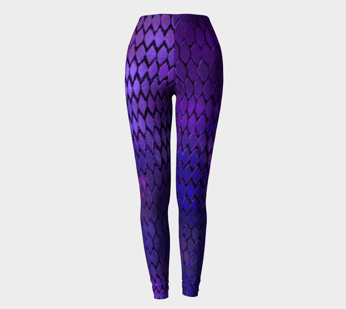 Purple Dragon Scales Leggings