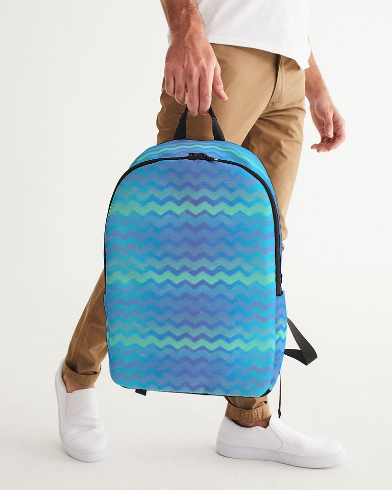 Mermaid Stripes Large Backpack