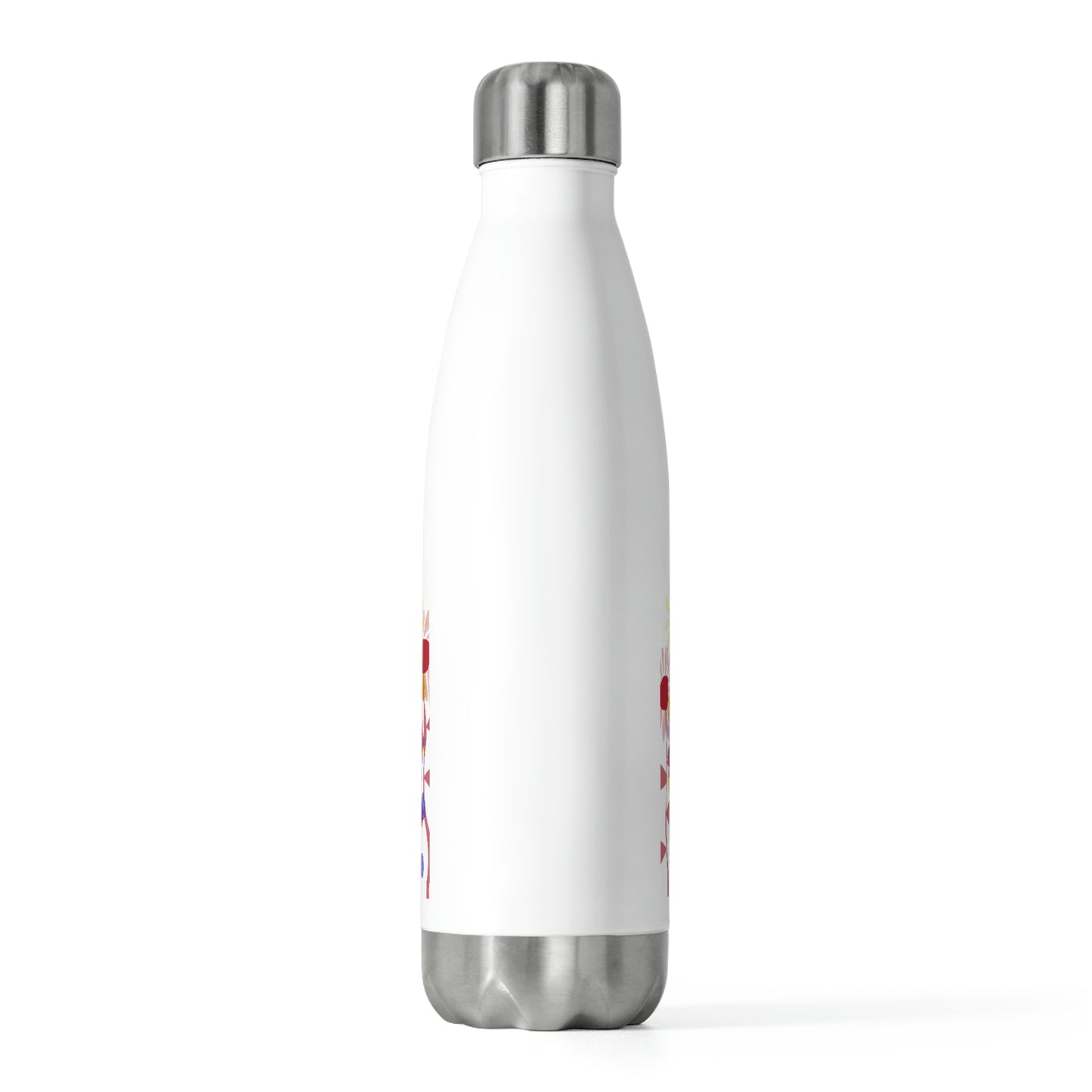 Red Yellow Blue Sunflowers 20oz Insulated Bottle