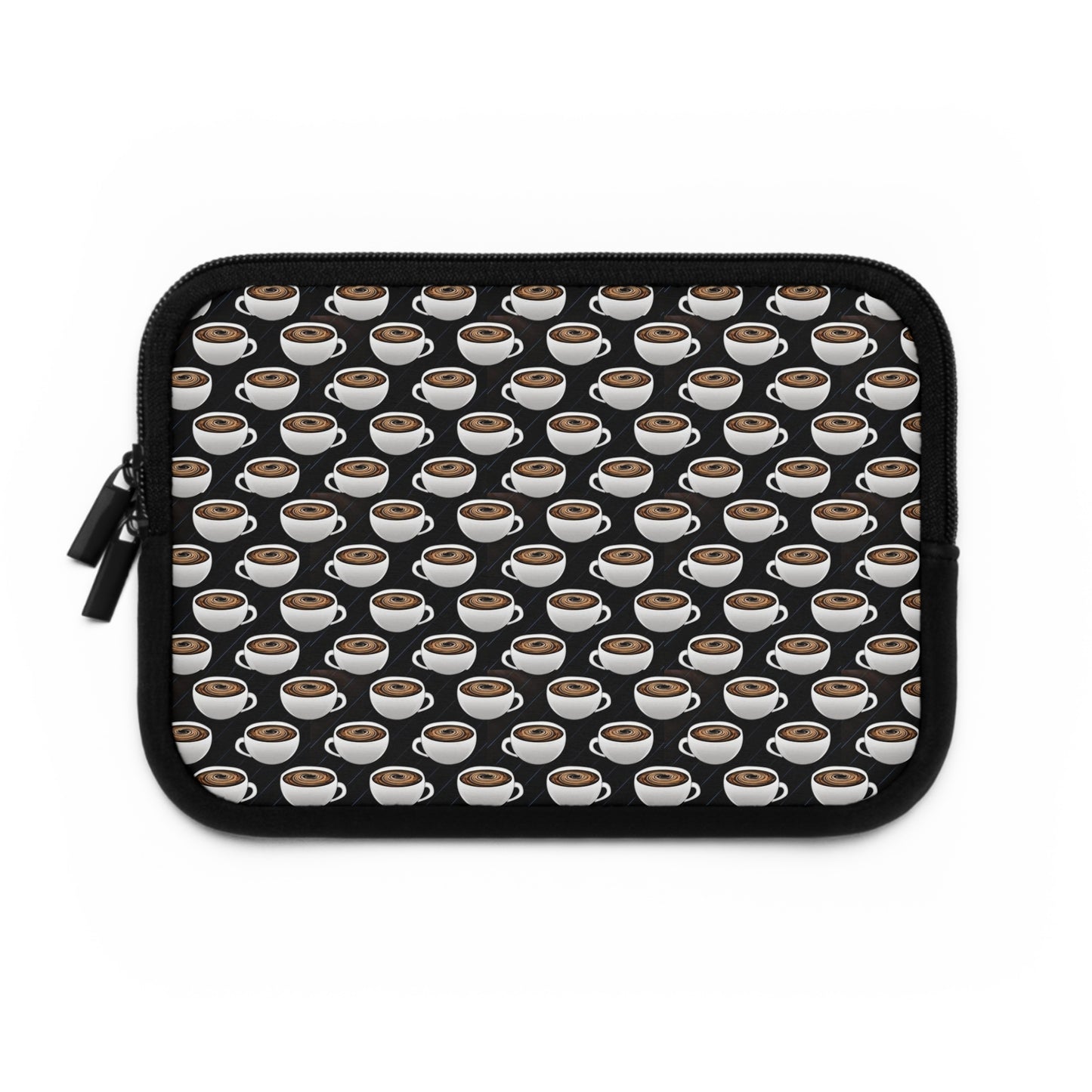 Coffee Cups Pattern Laptop Sleeve