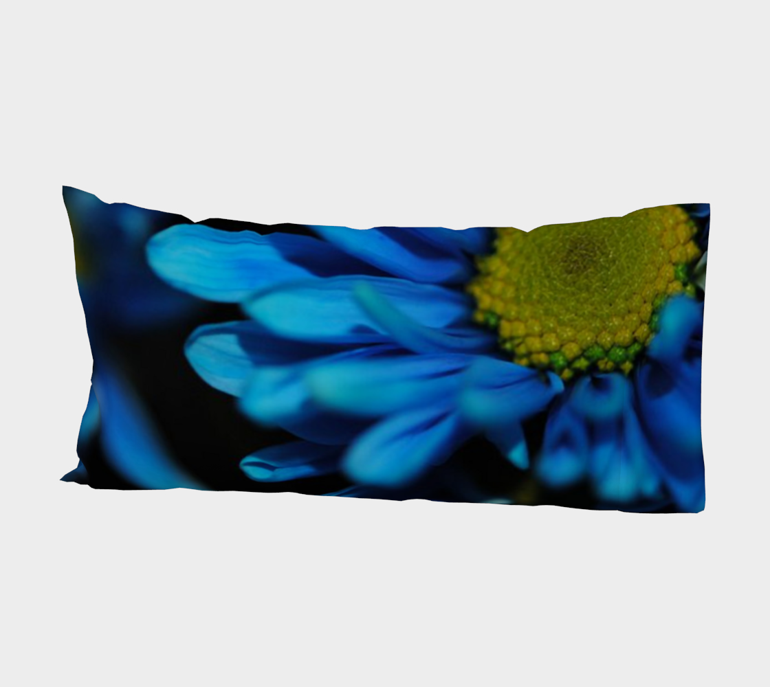 Blue Daisy Bed Pillow Sleeve