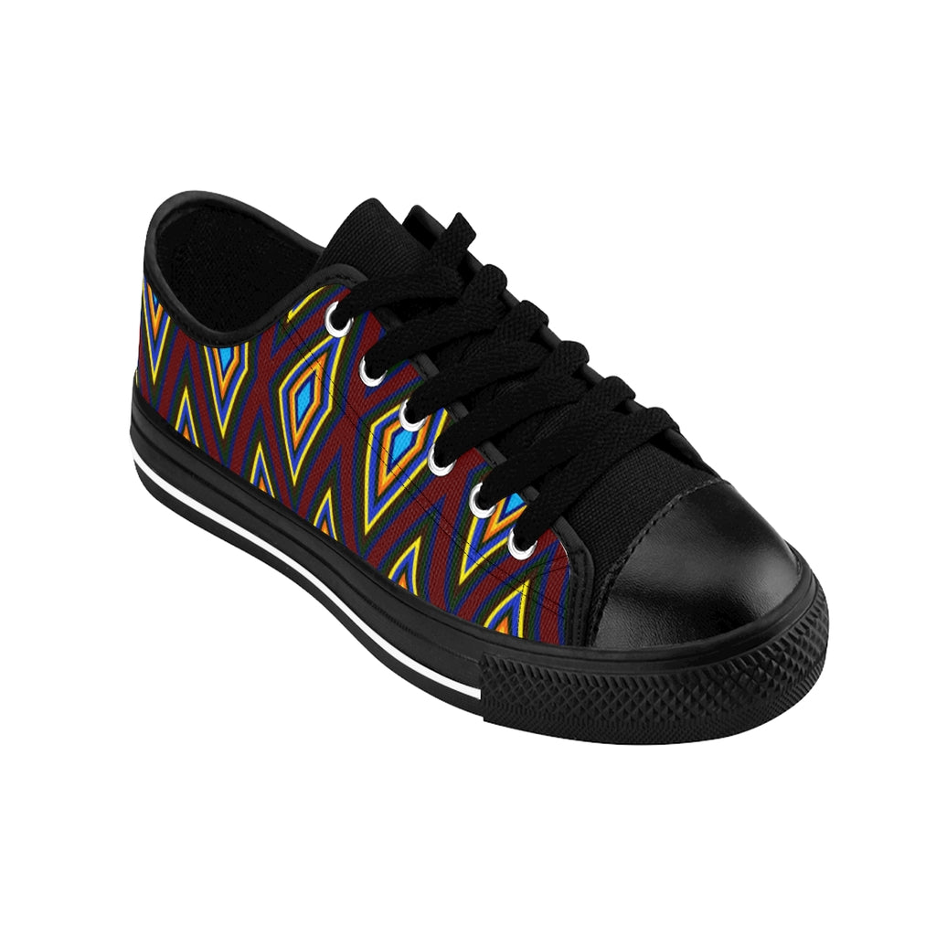 Colorful Diamonds Women's Sneakers