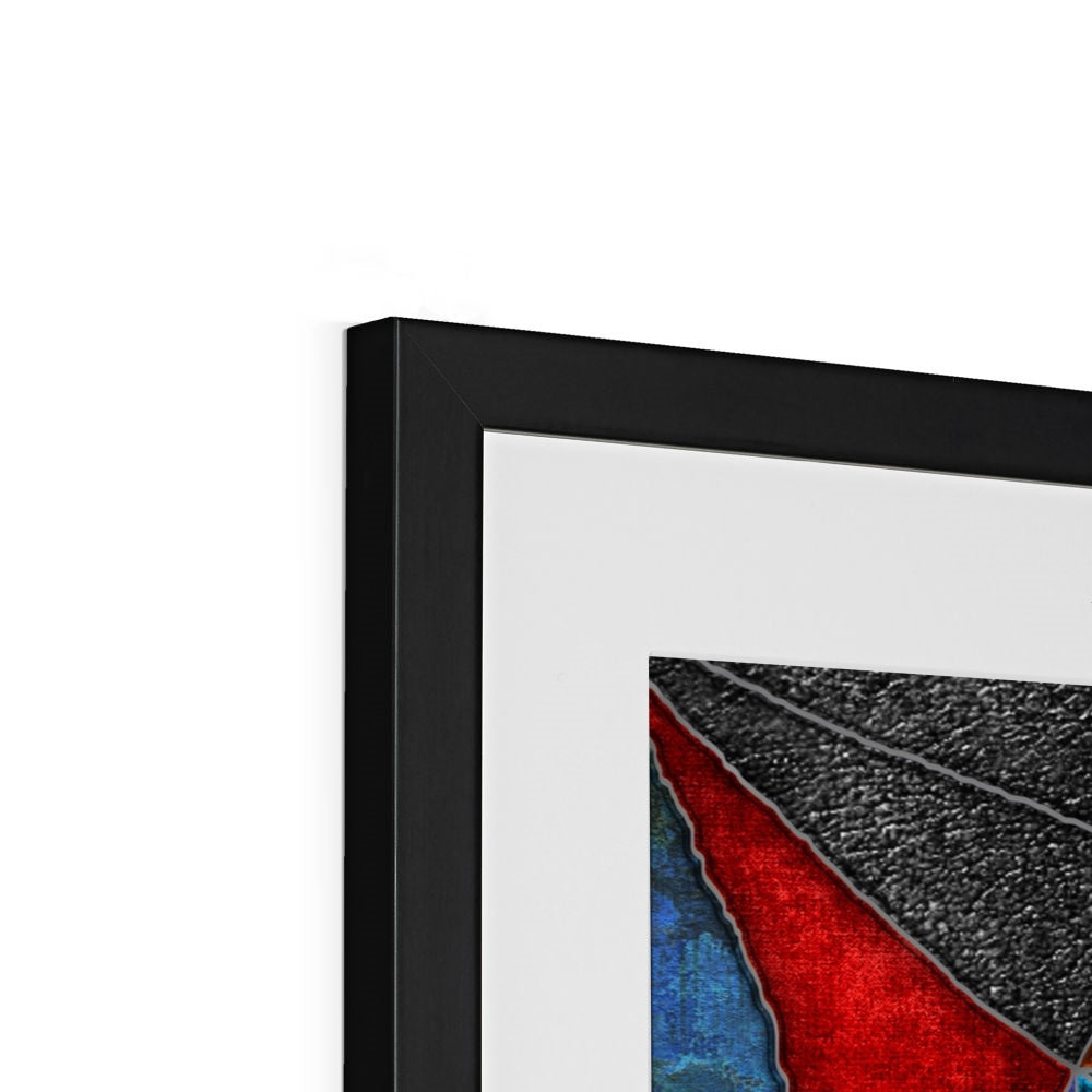 Abstract With Heart Framed & Mounted Print