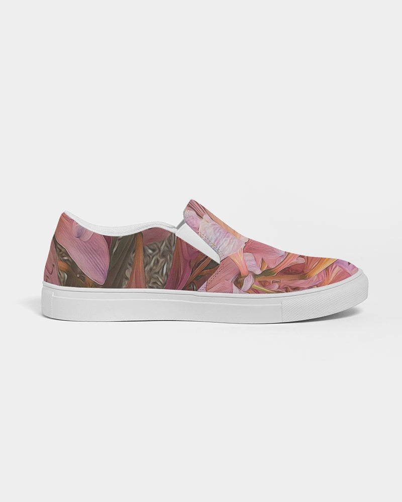 Pink Amaryllis Women's Slip-On Canvas Shoe